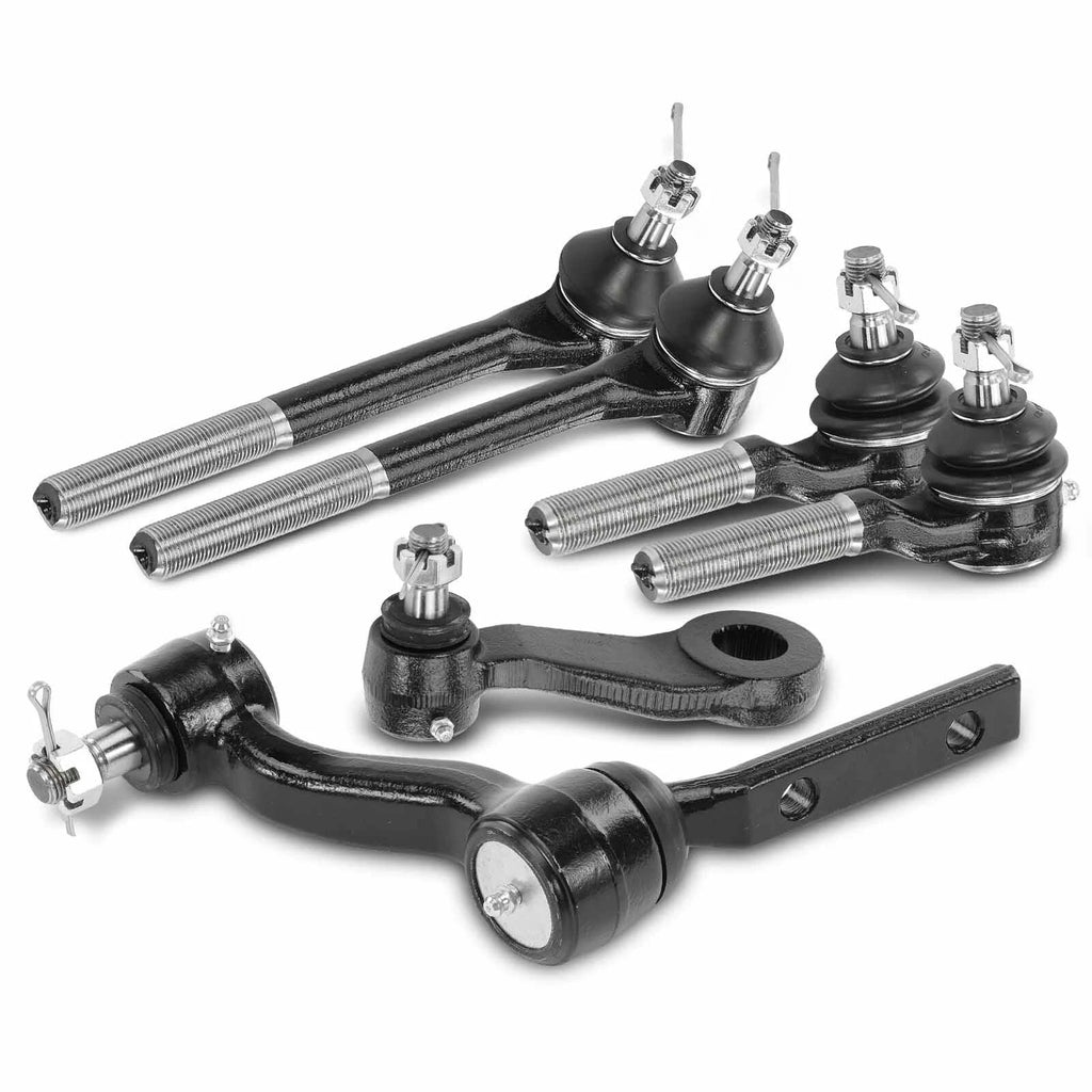 6x Inner & Outer Tie Rod Ends for Chevy Blazer S10 (1994-2005)