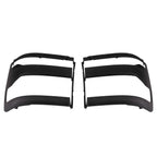 Front Headlamp Cover Kit Black for Chevy Silverado 1500 LD (2019)