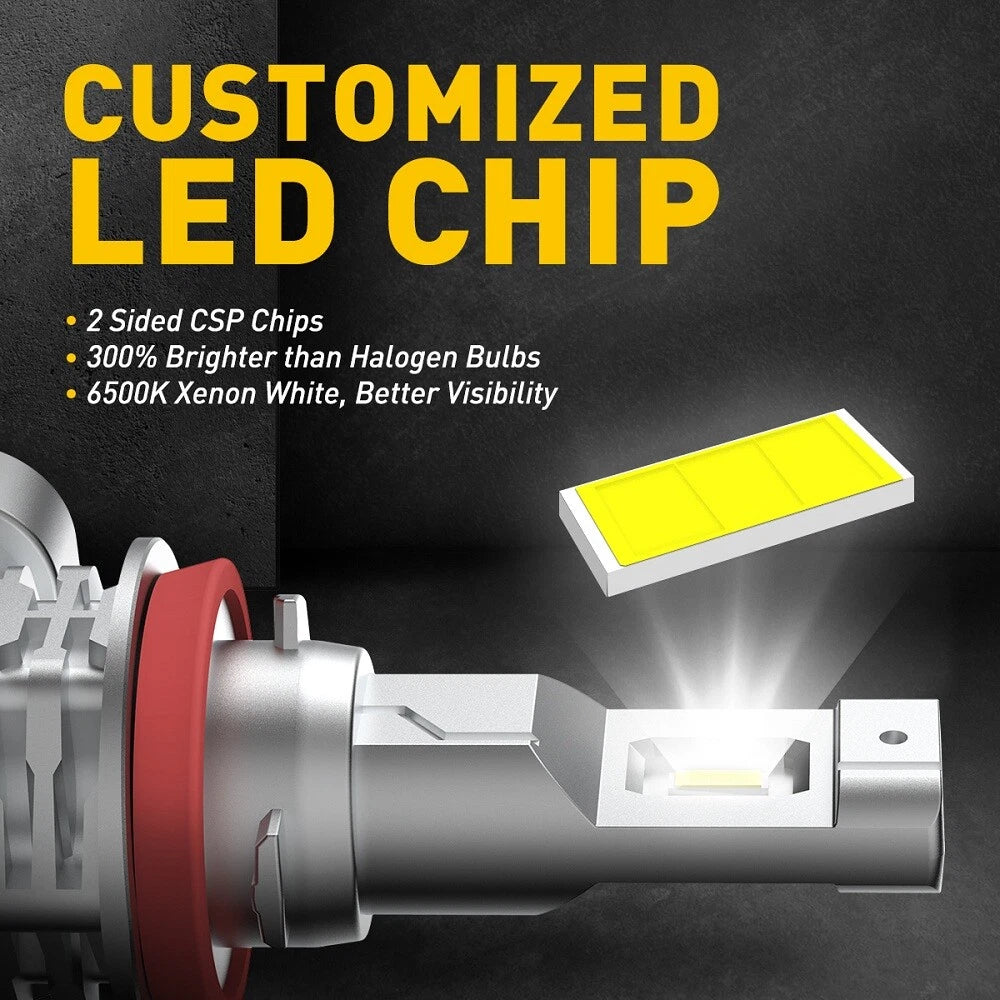 2X AUXITO H8 H11 LED Fog Light Bulbs