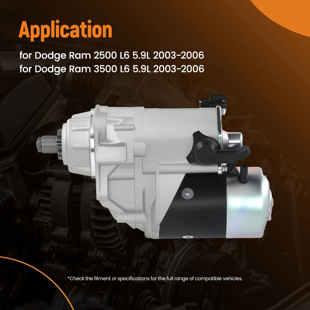 Starter Motor for Dodge Ram 2500 3500 5.9L (2003-2006)