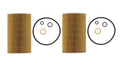 Set of 2 Engine Oil Filters OX1271D for BMW E36 318i 318is 318ti Z3 (1992–1998)