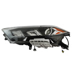 Headlight Assembly for Maxima S SL SV (2016–2018) Halogen Left Side Chrome