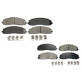 Set of 4 Akebono Severe Duty Ceramic Brake Pads for F-250 F-350