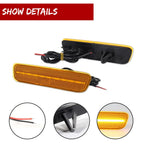 2X Amber Lens LED Side Corner Signal Lights for Chrysler Pacifica (2004–2008)