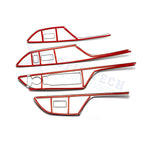 Stainless Inner Door Window Lift Switch Panel Cover Trim for Honda Civic (2016-2021)