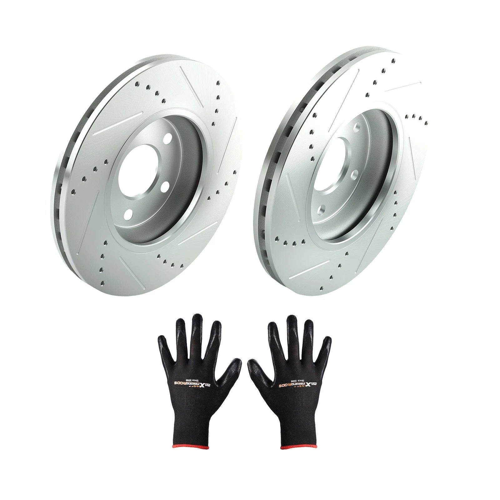 Front Disc Brake Rotors Kit for Chevrolet Cobalt 2005–2006 and Malibu 2004–2012