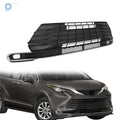 Front Lower Grille for Toyota Sienna (2021–2023) Matte Black