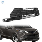 Front Lower Grille for Toyota Sienna (2021–2023) Matte Black