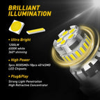 2X LED Daytime Running Light Bulb for AUXITO 3157 4114 4157