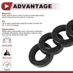 Set of 5 Rotary Shaft Oil Seals for Various Models (25x42x10mm)
