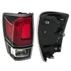 Set of 2 Red Rear Brake Tail Lights for Toyota Tacoma (2016–2021)