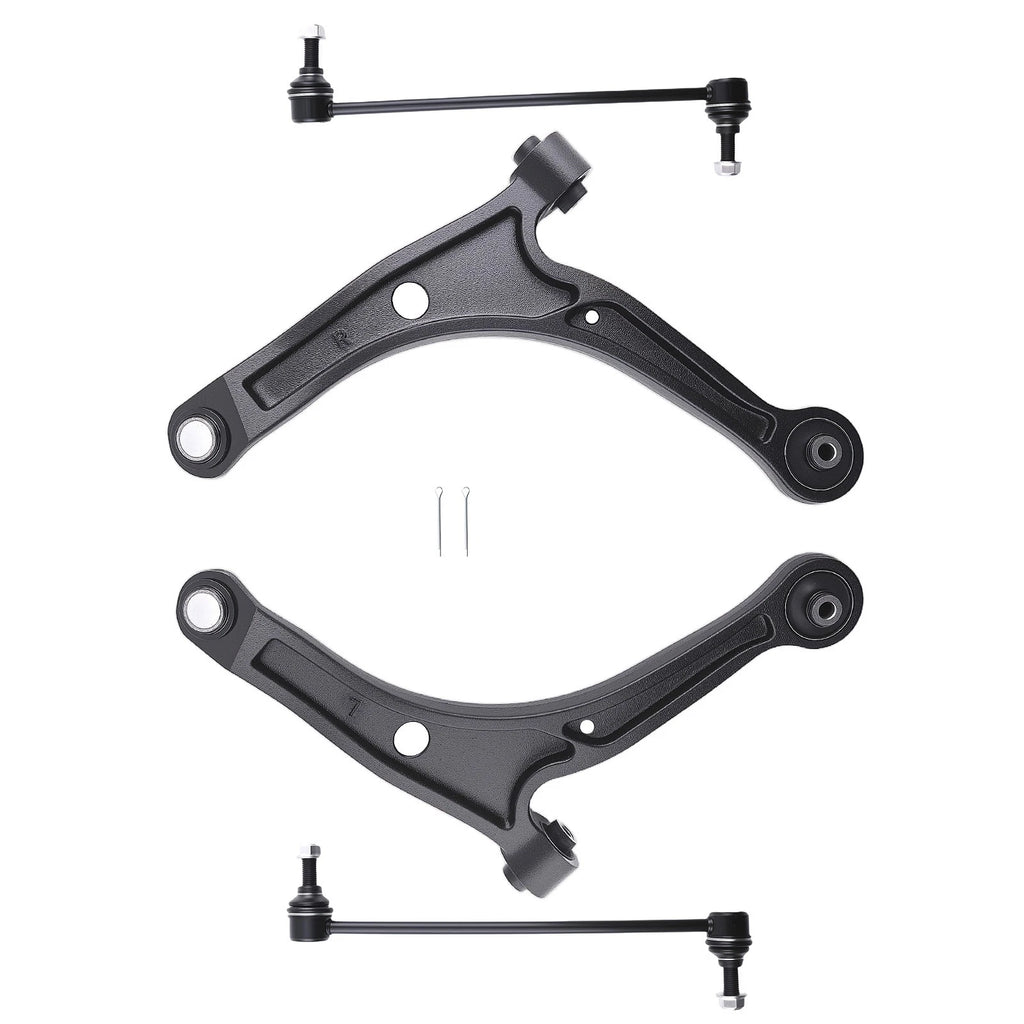 Set of 2 Front Suspension Lower Control Arms Sway Bar Kit for Honda Pilot MDX (2006–2008)