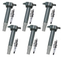 Set of 6 Ignition Coils + 6 Iridium Spark Plugs for Chrysler Dodge 3.5L (2006–2011)