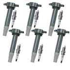 Set of 6 Ignition Coils + 6 Iridium Spark Plugs for Chrysler Dodge 3.5L (2006–2011)