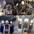 Auxiliary Fog Light Bucket Housing  For Harley Street Glide FLHX FLHXS (2016)