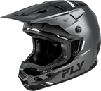 FLY Racing Kinetic Verdict Off-Road Helmet for (Small, Grey/Black/White) 73-8720S