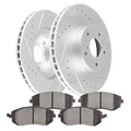 Drilled Slotted Brake Rotors & Pads for Subaru Outback (2010–2023)