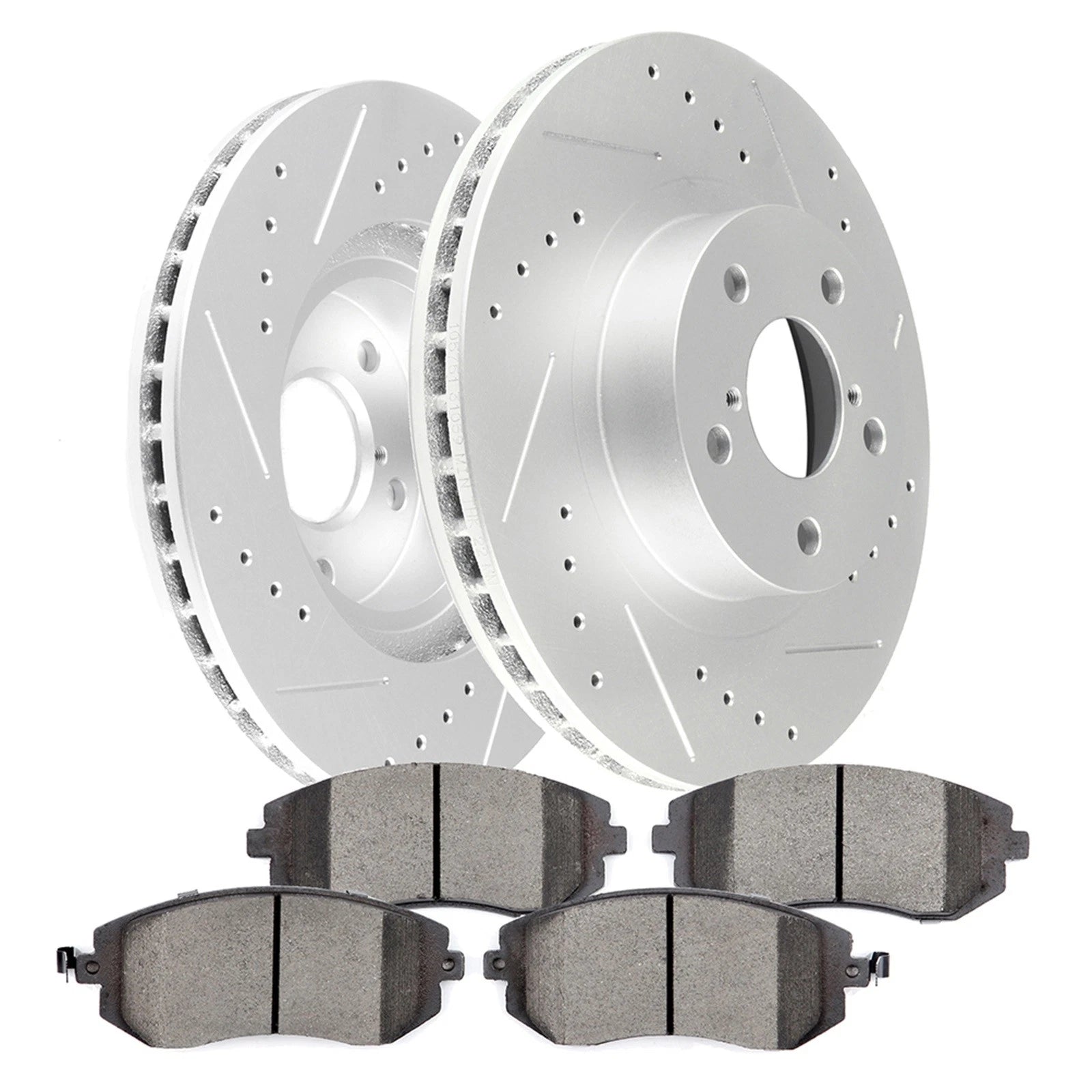 Drilled Slotted Brake Rotors & Pads for Subaru Outback (2010–2023)