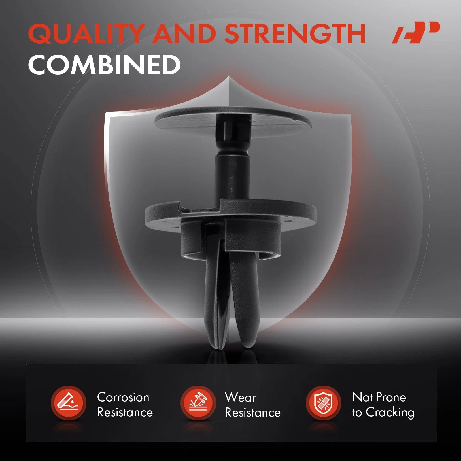 20x Nylon Grille Panel Retainer Clips for Jeep Renegade (2015–2023)