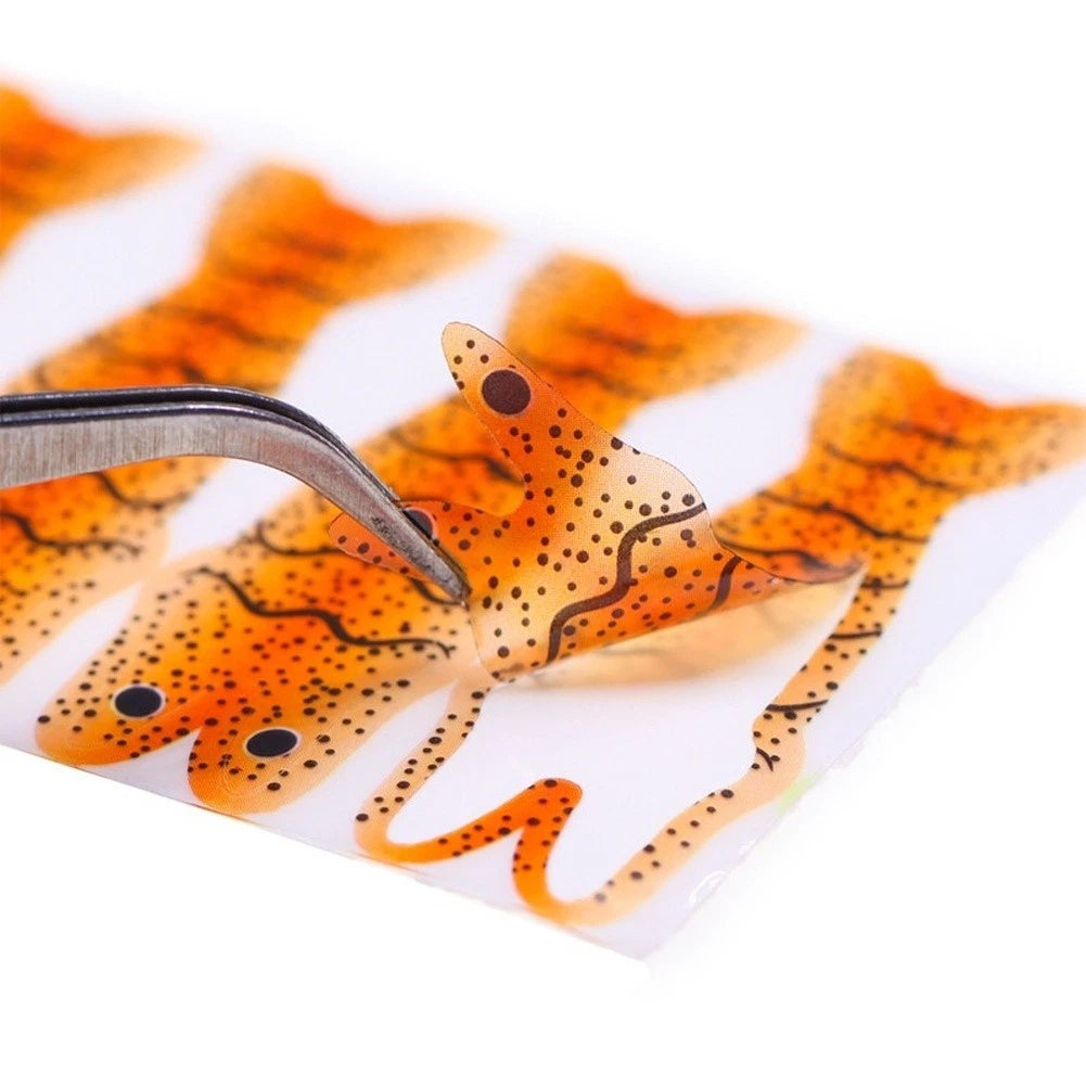 Soft Rubber Shrimp Back Skin Bait for Fishing Lure (Multiple Lengths)
