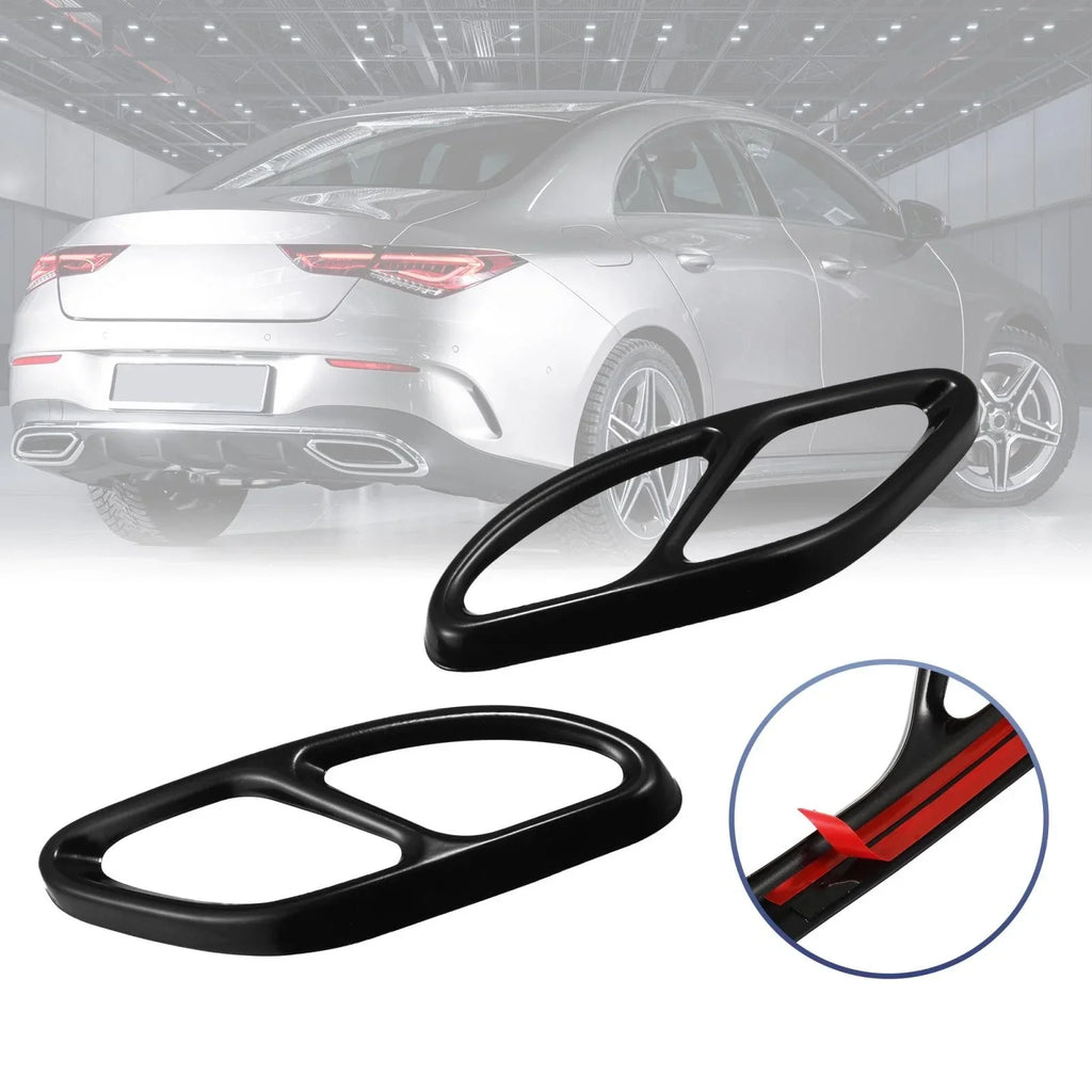 Exhaust Tail Pipe Mufflers Covers for Mercedes-Benz A Class A200 (2016-2019)