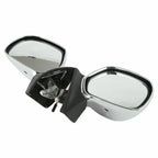 Chrome Rear View Mirrors Clear Lens for Honda Goldwing GL1800 (2001-2017)