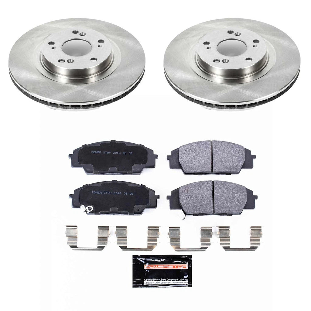 2X Brake Disc and Pad Kit for Honda Civic RSX