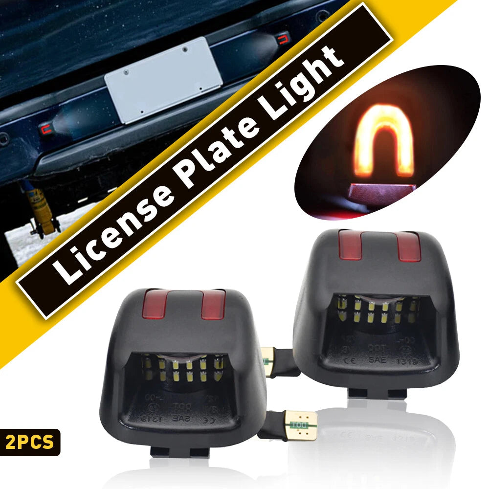 2X LED License Plate Light for Nissan Titan Xterra Armada Frontier (2007–2019)