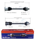 CV Axle Shaft Kit for - Front Driver & Passenger Side