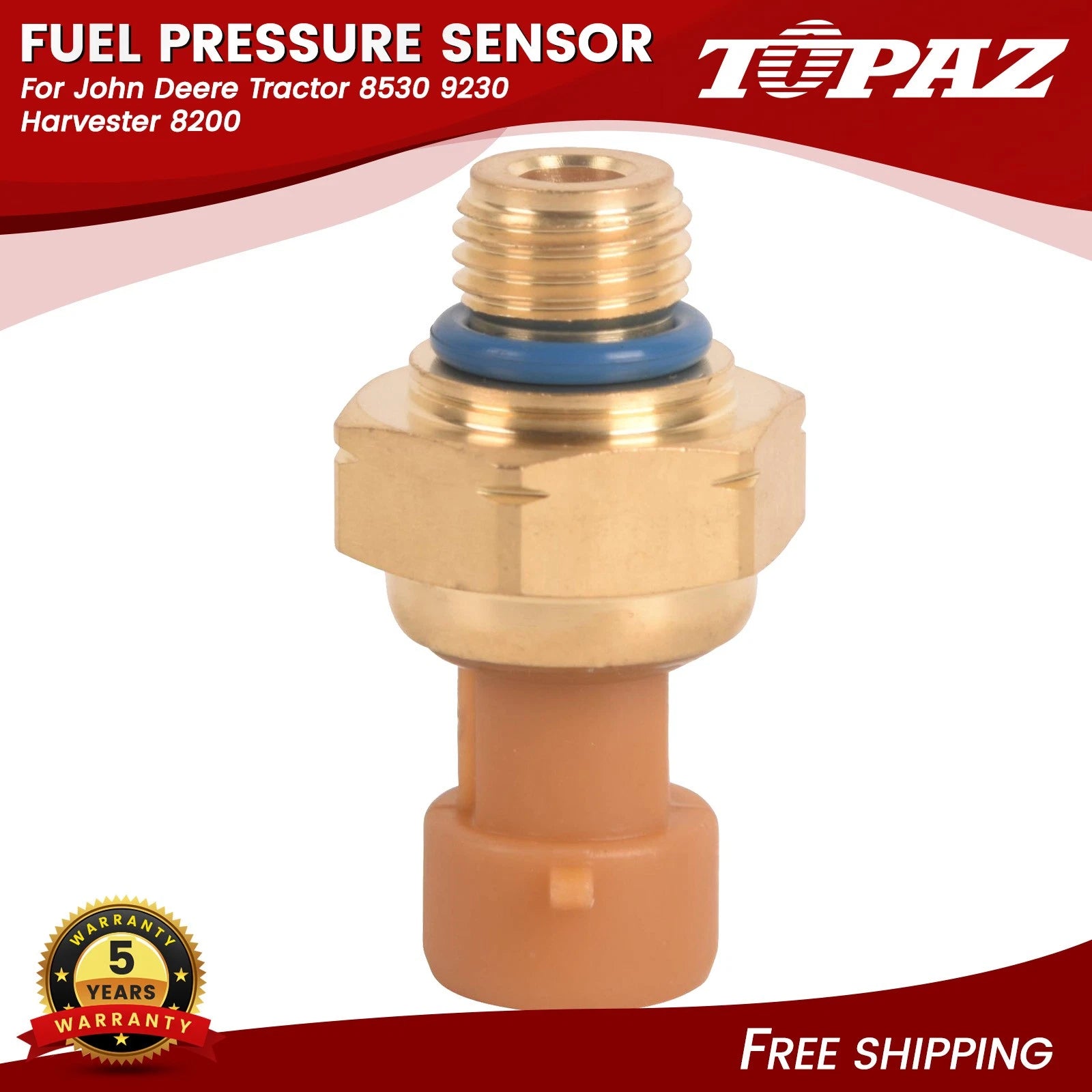 Fuel Pressure Sensor for John Deere Tractor 8530 9230 8200 