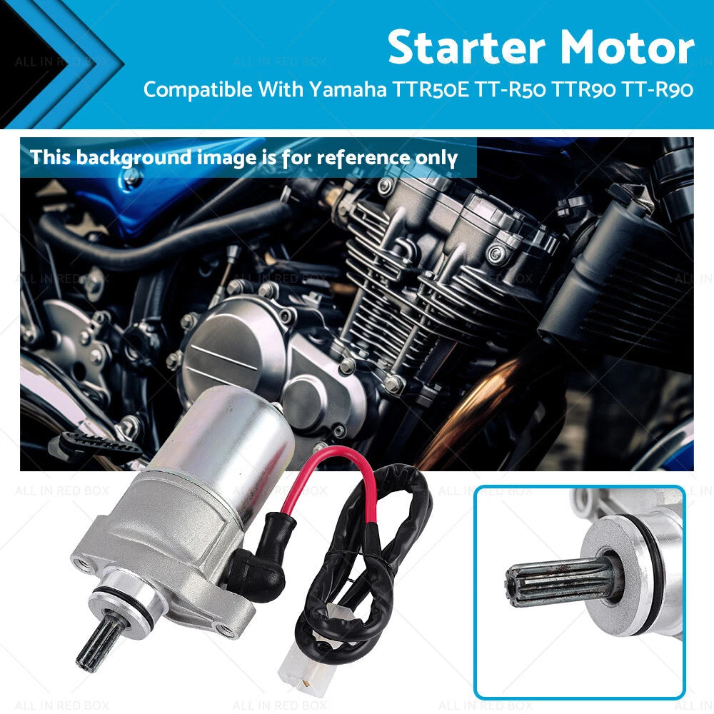 Starter Motor for Yamaha TTR50E TTR90 (2005–2017, 2004–2007)