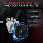 A/C Compressor with Clutch for Honda Accord 2.4L (2003–2007) 38810RBA006 CO 28003C