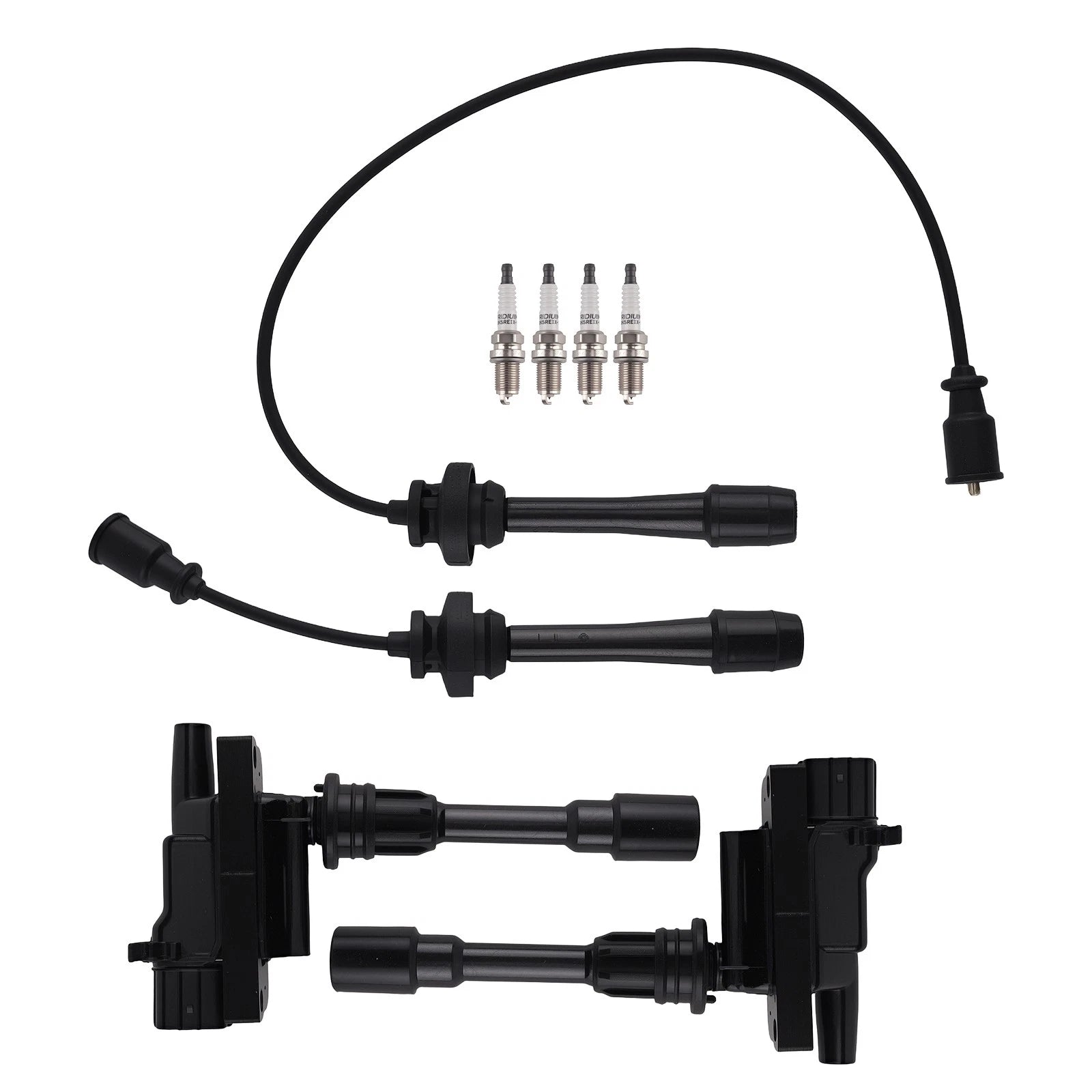 Ignition Coil and Spark Plug Wire Set for Mazda Protege5 (2002–2003)
