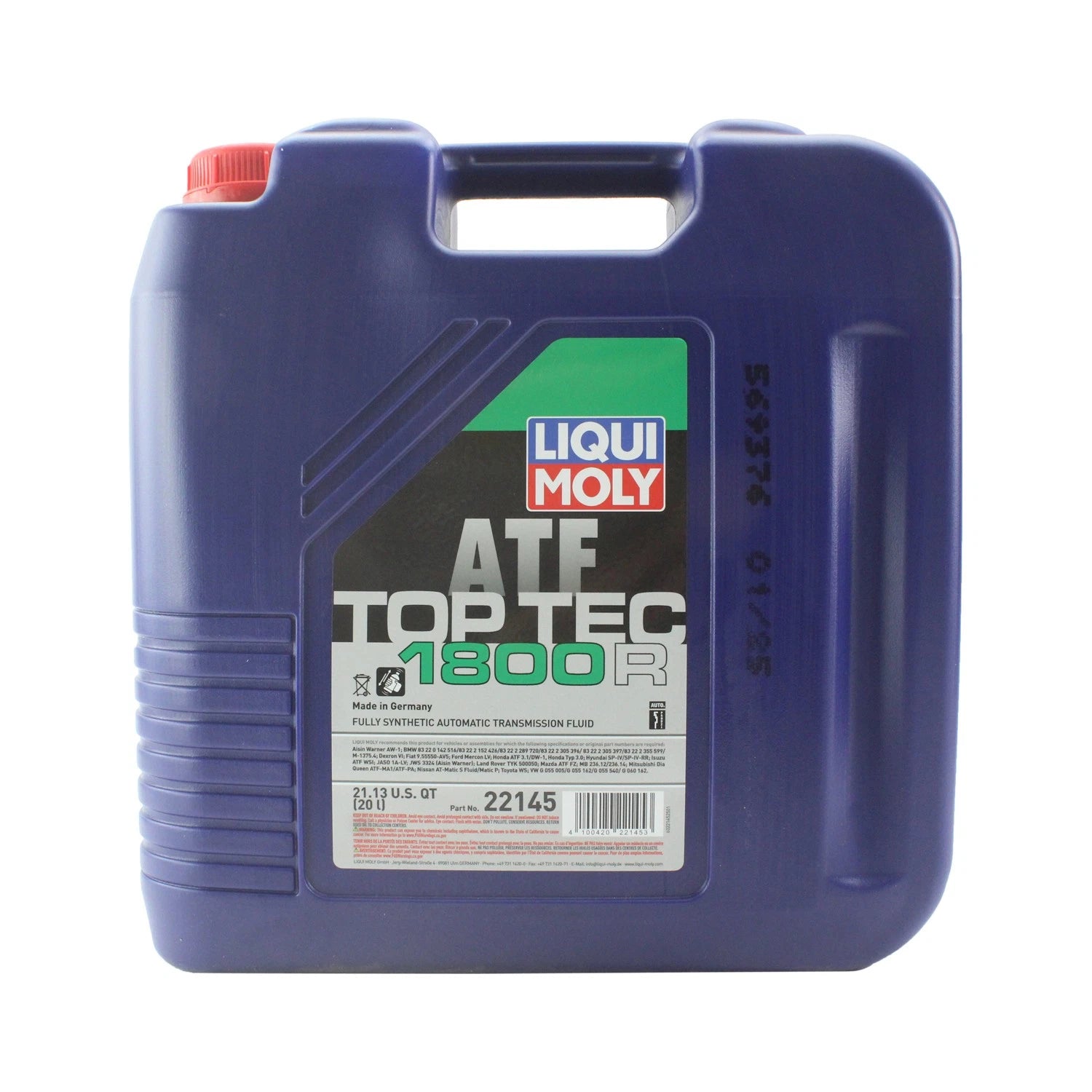Liqui Moly 22145 Automatic Transmission Fluid for Top Tec ATF 1800 R (20L)