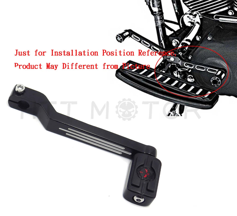 1pc Black Heel Shift Lever Skull Shifter Peg for Harley Softail