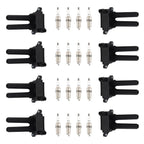 8pcs Ignition Coil & 16 Spark Plug for Chrysler Dodge Charger Ram Jeep (2006–2021) UF-504