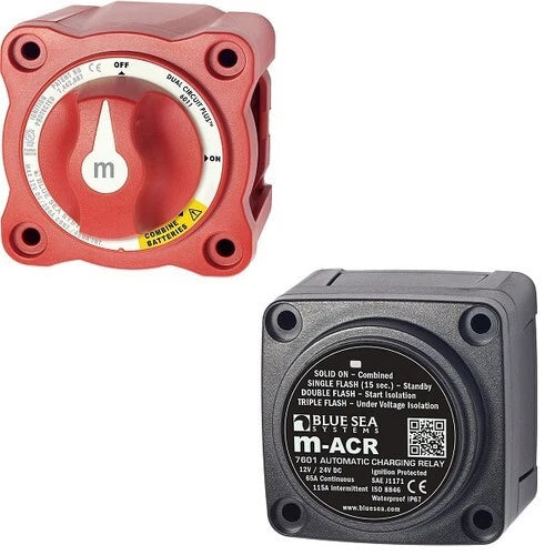 Blue Sea Mini Add-A-Battery Kit 65A | 7649 for Marine Applications