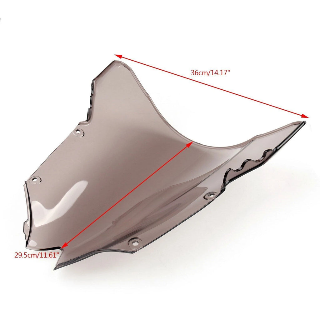 Motorcycle Windscreen for Yamaha YZF R6 (2008–2015) Black/Clear/Smoke