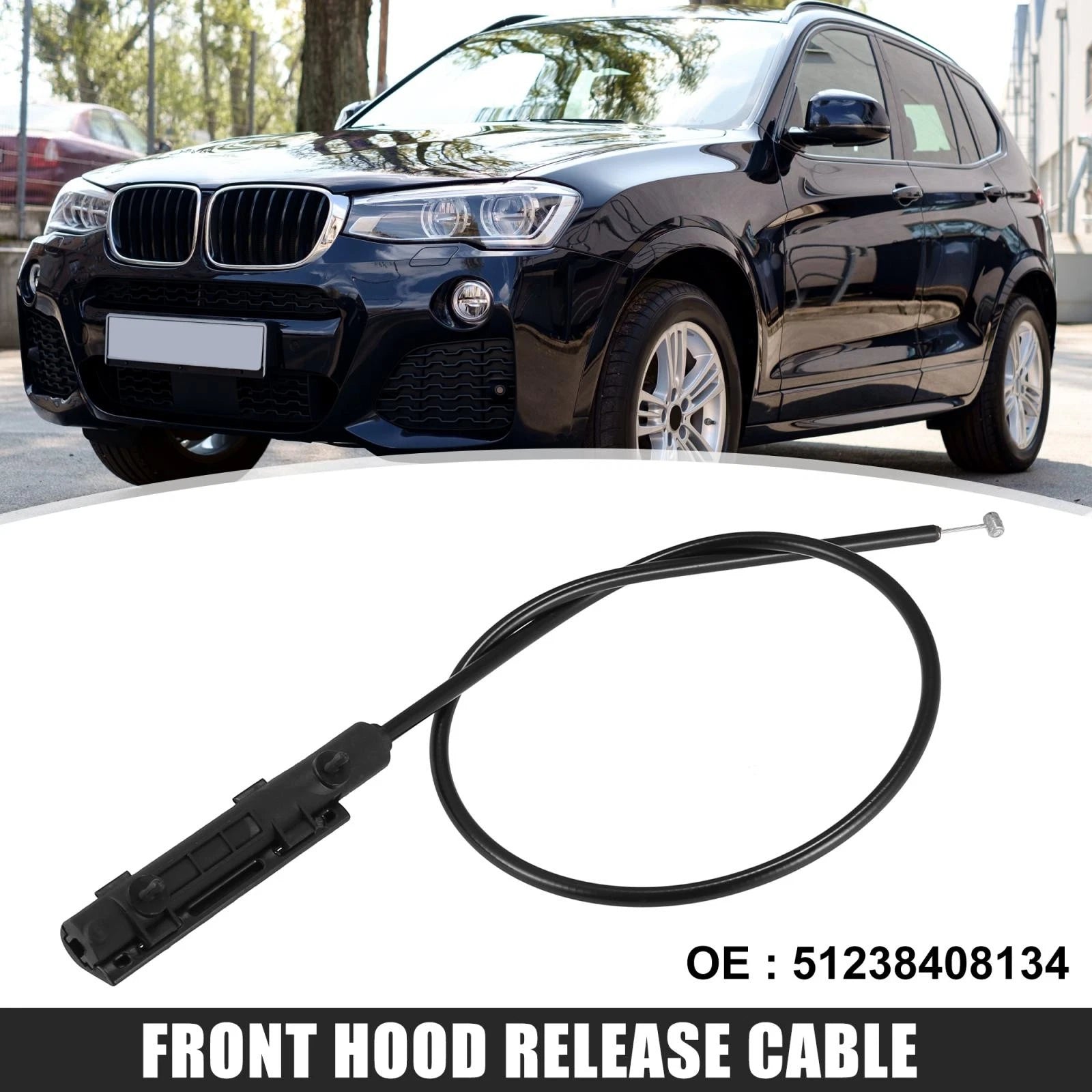 Hood Release Cable for BMW X5 E53 (1998–2006) 51238408134