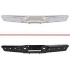 Rear Step Bumper Assembly for Dodge Dakota (1997–2004) Black/Chrome