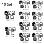 10x Carburetor Diaphragm Repair Kit for Zama RB-3 Homelite 330 Series