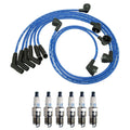 NGK Wire Set & Denso 6 Double Platinum Spark Plugs for Ford Mustang (1994–2004)