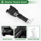 Front Driver Side Headlight Washer Nozzle for Mitsubishi Pajero V93 (2006–2015) No.MR339967