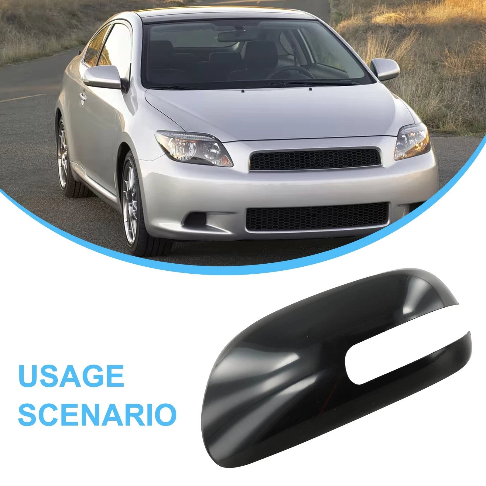 Replacement Left Rearview Housing Cap for Toyota Scion XD (2008–2014)