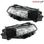 Set of 2 Chrome LED Headlights for Nissan Rogue SL/SV (2021–2023)