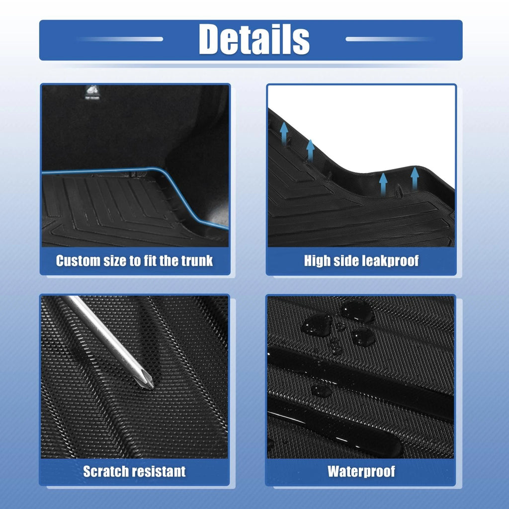 Trunk Mat TPE Cargo Liner for Kia Seltos (2020–2022)