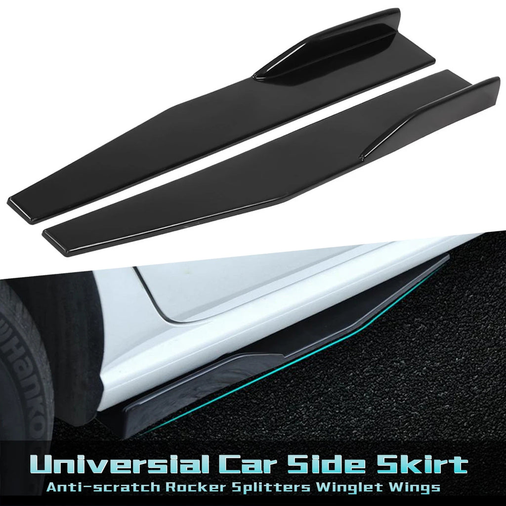 Left/Right 29" Lower Rear Side Skirt Winglets Diffusers Extension (Universal Fit 1990-2024)