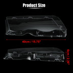 1 Pair Headlight Lens Cover for BMW E46 (1998–2001) 3126902753
