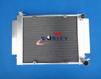 Aluminum Radiator, Fan, Oil Cooler for Mazda RX2 RX3 RX4 RX5 RX7 (1970-1985)
