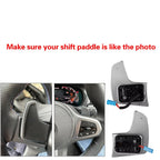Steering Wheel Shift Paddle Extensions for BMW 1 2 3 4 5 6 7 Series (Carbon Red)